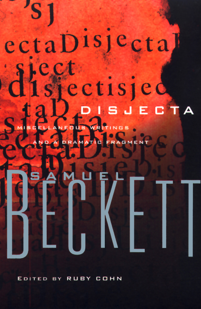 Disjecta By Samuel Beckett,Translated from the French by Patrick Bowles